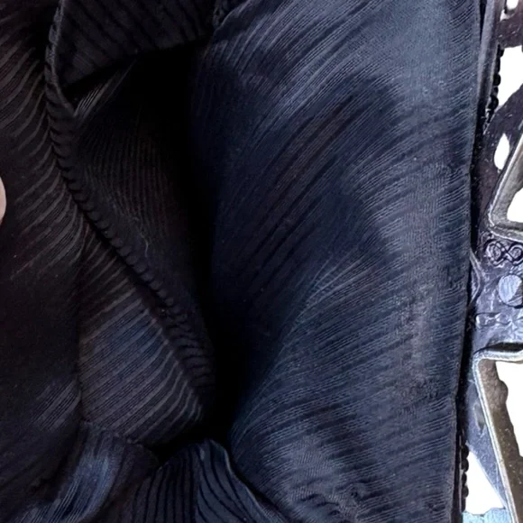 The Edwardian Revival Great Gatsby Style Black Fully Beaded Evening Bag - Picture 7 of 16